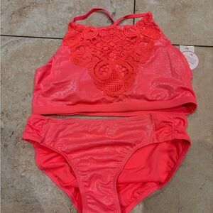 Justice Coral Kids Swim Bikini